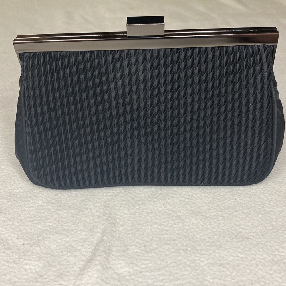 Black clutch or shoulder purse